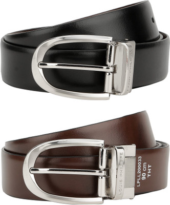 Louis Philippe Men Formal Brown Genuine Leather Belt