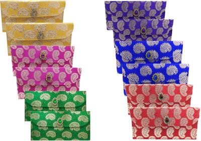FashBlush Kraft Multicolor Handmade Brocade Festivals/ Gifts/Shagun/Cash Wedding Envelopes (Pack Of 12) Envelopes(Pack of 12 Multicolor)
FashBlush Kraft Multicolor Handmade Brocade Festivals/ Gifts/Shagun/Cash Wedding Envelopes (Pack Of 12) Envelopes(Pack of 12 Multicolor)
