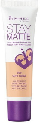 Rimmel London Stay Matte Liquid Mousse Foundation(Soft Beige)