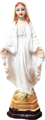 Clouds Gallery Clouds Gallery Mother Mary Statue Decorative Showpiece - 14 cm(Polyresin, White)
Clouds Gallery Clouds Gallery Mother Mary Statue Decorative Showpiece - 14 cm(Polyresin, White)