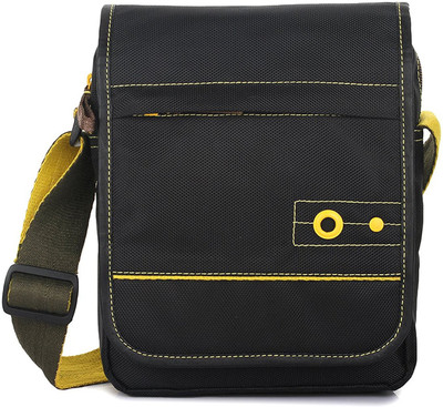 Evana Boys & Girls Casual Black Flex Sling Bag