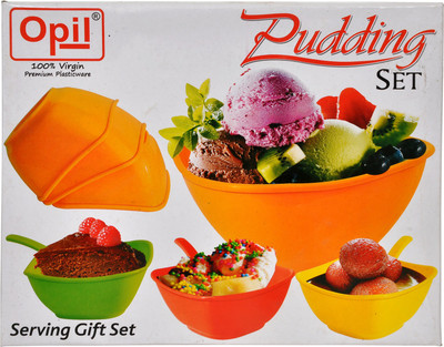 Opil Plastic Bowl Set(Yellow)