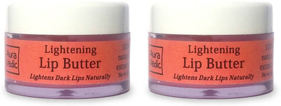 Auravedic Lightening Lip Butter (Pack Of 2) Berry(Pack of: 2, 16 g)