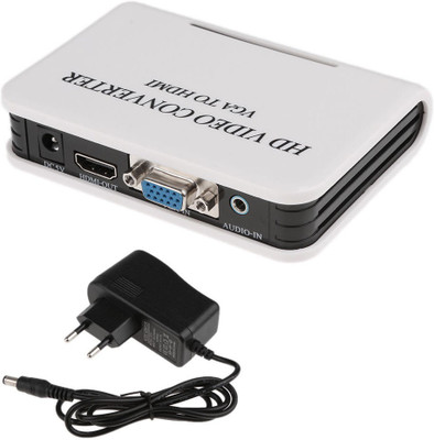 Technotech VGA to HDMI Converter Adapter With Audio Full HD HDTV Video 1080p For PC/ Laptop Media Streaming Device(Black)
Technotech VGA to HDMI Converter Adapter With Audio Full HD HDTV Video 1080p For PC/ Laptop Media Streaming Device(Black)