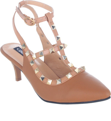 SHERRIF SHOES Women tan Heels
