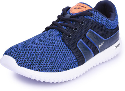 Campus BATTLE X-13 Running Shoes For Men(Navy, Orange, Navy-forg