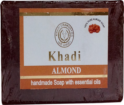 khadikhazana Khadi pure almond soap 125grams(125 g)