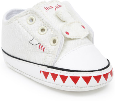 Lilliput Boys & Girls Lace Sneakers(White