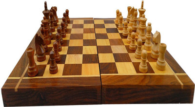 Triple S Handicrafts Non Magnetic 10 inch Chess Board Game