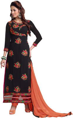Khushali Georgette Self Design, Embroidered Salwar Suit Dupatta Material(Un-stitched), Black;orange
Khushali Georgette Self Design, Embroidered Salwar Suit Dupatta Material(Un-stitched), Black;orange