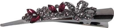 Bijou Vertex Gunmetal & Navy Metal Butterfly Embellished With Crystals Hair Clip(Grey)
Bijou Vertex Gunmetal & Navy Metal Butterfly Embellished With Crystals Hair Clip(Grey)