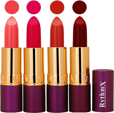 Rythmx Neon Pink,Royal Pink,Red,Maroon Long Lasting Lisptick Set(Neon Pink,Royal Pink,Red,Maroon)
Rythmx Neon Pink,Royal Pink,Red,Maroon Long Lasting Lisptick Set(Neon Pink,Royal Pink,Red,Maroon)