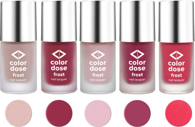 COLOR DOSE Rosewood,Skinny Dip,Pink Me,Exotica,Cerise Matt Rosewood,Skinny Dip,Pink Me,Exotica,Cerise Matt(Pack of 5)
COLOR DOSE Rosewood,Skinny Dip,Pink Me,Exotica,Cerise Matt Rosewood,Skinny Dip,Pink Me,Exotica,Cerise Matt(Pack of 5)