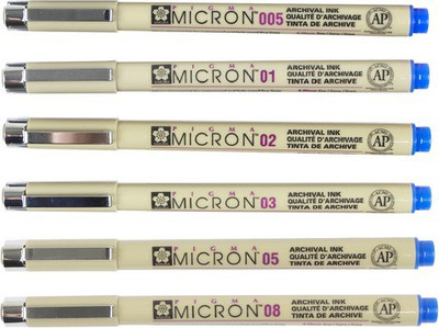 Sakura Pigma Micron Set Calligraphy(Pack of 6)