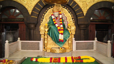 Aabhaas Sai Baba Wall Poster Fine Art Print(12 inch X 18 inch, Rolled)
