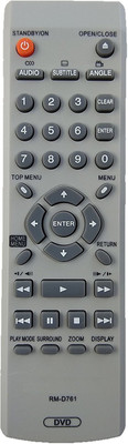 LipiWorld RM-D761 Compatible For Pioneer DVD Remote Controller(Gray)
