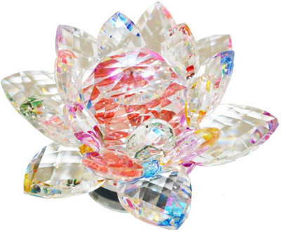 GIRISHA AND SON Revolving CRYSTAL LOTUS for peace,prosperity and wealth Showpiece - 6 cm (Crystal, Multicolor) Decorative Showpiece - 6 cm(Crystal, Multicolor)
GIRISHA AND SON Revolving CRYSTAL LOTUS for peace,prosperity and wealth Showpiece - 6 cm (Crystal, Multicolor) Decorative Showpiece - 6 cm(Crystal, Multicolor)