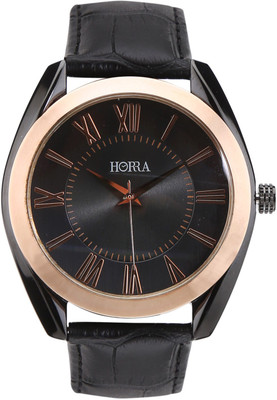 Horra PB817MLBK7 Kompanero Series Black Dial Analog Watch - For Men