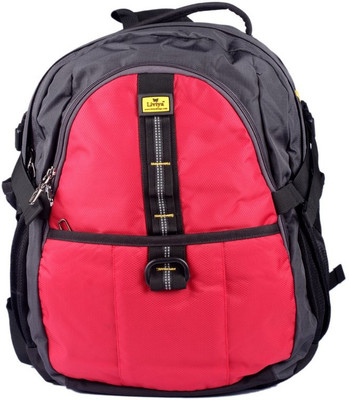 Liviya LP-1142 31 L Laptop Backpack(Red, Grey), Grey;red