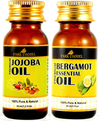 Park Daniel Pure and Natural Jojoba Carrier oil and Bergamot Essential oil combo of 2 bottles of 30 ml60 ml) Hair Oil(60 ml)
Park Daniel Pure and Natural Jojoba Carrier oil and Bergamot Essential oil combo of 2 bottles of 30 ml60 ml) Hair Oil(60 ml)