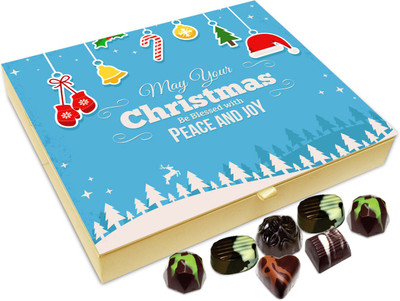 Chocholik Christmas Gift Box - May Your Christmas Be Blessed With Peace And Joy Chocolate Box - 20pc Truffles(240 g)
Chocholik Christmas Gift Box - May Your Christmas Be Blessed With Peace And Joy Chocolate Box - 20pc Truffles(240 g)