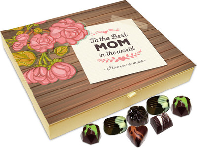 Chocholik Gift Box - To The Best Mom In The World I Love You Very Much Chocolate Box - 20pc Truffles(240 g)
Chocholik Gift Box - To The Best Mom In The World I Love You Very Much Chocolate Box - 20pc Truffles(240 g)
