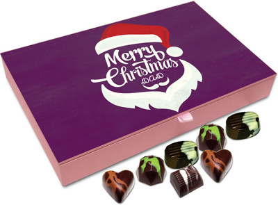 Chocholik Christmas Gift Box - Merry Christmas Dad Chocolate Box - 12pc Truffles(144 g)
Chocholik Christmas Gift Box - Merry Christmas Dad Chocolate Box - 12pc Truffles(144 g)