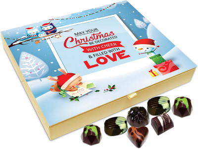 Chocholik Christmas Gift Box - May Your Christmas Is Filled With Love And Cheer Chocolate Box - 20pc Truffles(240 g)
Chocholik Christmas Gift Box - May Your Christmas Is Filled With Love And Cheer Chocolate Box - 20pc Truffles(240 g)
