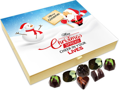 Chocholik Christmas Gift Box - May Christmas Spread Cheer In Your Life Chocolate Box - 20pc Truffles(240 g)
Chocholik Christmas Gift Box - May Christmas Spread Cheer In Your Life Chocolate Box - 20pc Truffles(240 g)