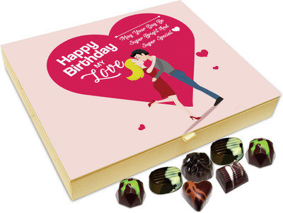 Chocholik Gift Box - Happy Birthday My Love May Your Day Be Special Chocolate Box - 20pc Truffles(240 g)
Chocholik Gift Box - Happy Birthday My Love May Your Day Be Special Chocolate Box - 20pc Truffles(240 g)