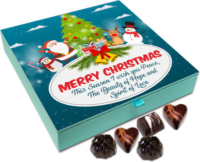 Chocholik Christmas Gift Box - This Season Wish You Peace And Happiness On Christmas Chocolate Box - 9pc Truffles(108 g)
Chocholik Christmas Gift Box - This Season Wish You Peace And Happiness On Christmas Chocolate Box - 9pc Truffles(108 g)