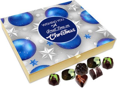 Chocholik Christmas Gift Box - Wishing You A Great Tim On Christmas Chocolate Box - 20pc Truffles(240 g)
Chocholik Christmas Gift Box - Wishing You A Great Tim On Christmas Chocolate Box - 20pc Truffles(240 g)