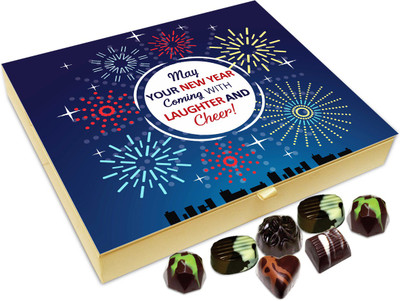 Chocholik New Year Gift Box - May Your New Year Is Filled With Laughter And Cheer Chocolate Box - 20pc Truffles(240 g)
Chocholik New Year Gift Box - May Your New Year Is Filled With Laughter And Cheer Chocolate Box - 20pc Truffles(240 g)