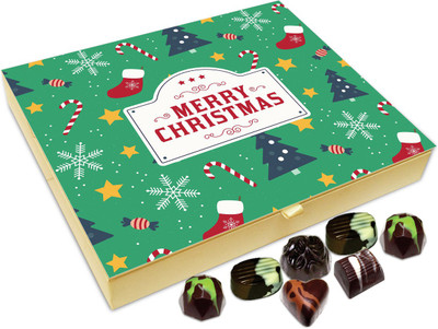 Chocholik Christmas Gift Box - Merry Christmas To All My Friends Chocolate Box - 20pc Truffles(240 g)
Chocholik Christmas Gift Box - Merry Christmas To All My Friends Chocolate Box - 20pc Truffles(240 g)