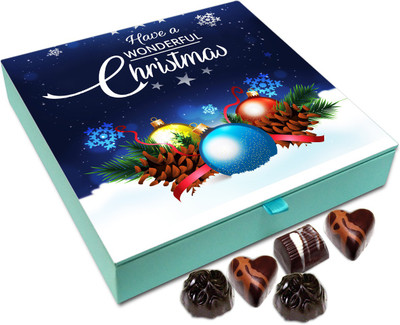 Chocholik Christmas Gift Box - Have A Wonderful Christmas Chocolate Box - 9pc Truffles(108 g)
Chocholik Christmas Gift Box - Have A Wonderful Christmas Chocolate Box - 9pc Truffles(108 g)