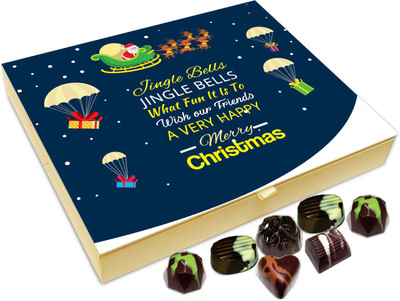 Chocholik Christmas Gift Box - Have A Very Happy Christmas Chocolate Box - 20pc Truffles(240 g)
Chocholik Christmas Gift Box - Have A Very Happy Christmas Chocolate Box - 20pc Truffles(240 g)