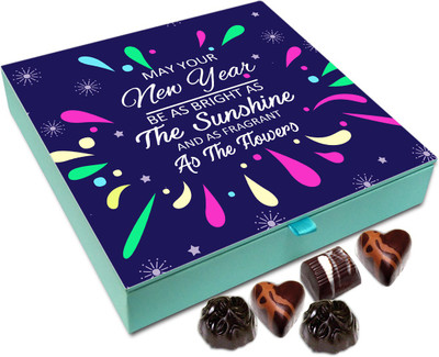 Chocholik New Year Gift Box - May Your New Year Be As Bright As Sunshine Chocolate Box - 9pc Truffles(108 g)
Chocholik New Year Gift Box - May Your New Year Be As Bright As Sunshine Chocolate Box - 9pc Truffles(108 g)