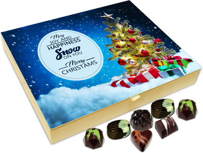 Chocholik Christmas Gift Box - May Happiness And Joy Snow On You On Christmas Chocolate Box - 20pc Truffles(240 g)
Chocholik Christmas Gift Box - May Happiness And Joy Snow On You On Christmas Chocolate Box - 20pc Truffles(240 g)