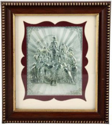 Amman Gold & Diamond LLP 999 Pure Silver Shiva Parivar Photo Frame Decorative Showpiece - 14 cm(Silver, Brown)
Amman Gold & Diamond LLP 999 Pure Silver Shiva Parivar Photo Frame Decorative Showpiece - 14 cm(Silver, Brown)