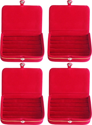 Funkroo Pack of 4 maroon ring folder Studs Tops jewelry cosmetic case Vanity Box makeup Vanity Box(Maroon)
Funkroo Pack of 4 maroon ring folder Studs Tops jewelry cosmetic case Vanity Box makeup Vanity Box(Maroon)