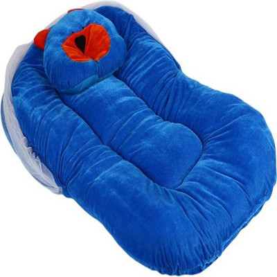 CHHOTE SAHEB Velvet Bedding Set(Dark Blue)