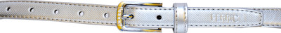 Ferric Women Casual Silver Fabric Belt
