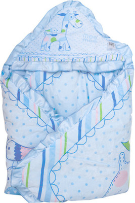 MeeMee Printed Blanket(Cotton, Blue