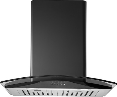Kaff OPEC BK BF 60 Wall Mounted Chimney(Black 1180 CMH)