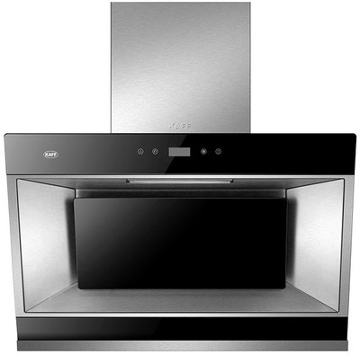 Kaff CONCORDE 90 CM (Life Time Warranty) Wall Mounted Chimney(BLACK 1250 CMH)