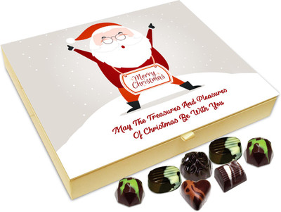Chocholik Christmas Gift Box - May The Treasures And Pleasures Of Christmas Be With You Chocolate Box - 20pc Truffles(240 g)
Chocholik Christmas Gift Box - May The Treasures And Pleasures Of Christmas Be With You Chocolate Box - 20pc Truffles(240 g)
