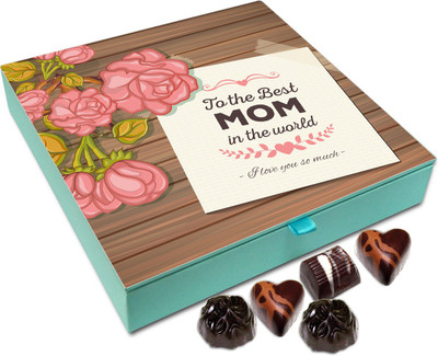 Chocholik Gift Box - To The Best Mom In The World I Love You Very Much Chocolate Box - 9pc Truffles(108 g)
Chocholik Gift Box - To The Best Mom In The World I Love You Very Much Chocolate Box - 9pc Truffles(108 g)