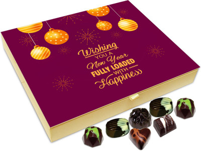 Chocholik New Year Gift Box - Wishing You A New Year Full Of Happiness Chocolate Box - 20pc Truffles(240 g)
Chocholik New Year Gift Box - Wishing You A New Year Full Of Happiness Chocolate Box - 20pc Truffles(240 g)