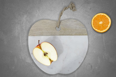 Organic Home Apple shaped Chopping Board Marble, Wood Cutting Board(White, Brown)
Organic Home Apple shaped Chopping Board Marble, Wood Cutting Board(White, Brown)