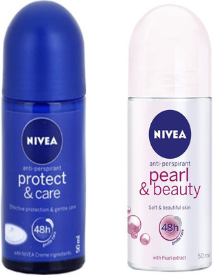 Nivea PEARL&BEAUTY ROLL ON DEODORANT 50 ML+PROTECT & CARE ROLL ON DEODORANT 50 ML Deodorant Roll-on - For Women(50 ml, Pack of 2)
Nivea PEARL&BEAUTY ROLL ON DEODORANT 50 ML+PROTECT & CARE ROLL ON DEODORANT 50 ML Deodorant Roll-on - For Women(50 ml, Pack of 2)